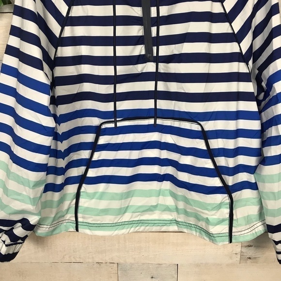 Hunter Target Blue White Rain Jacket Coat Medium - Picture 4 of 8